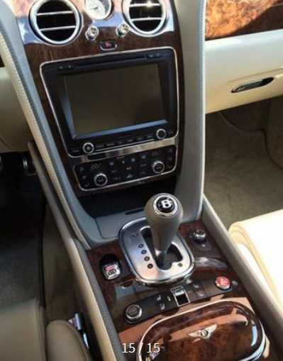 left hand drive BENTLEY CONTINENTAL GTC (01/07/2015) -  